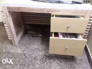 Office table teakwood & plywood
