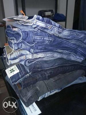 Original Denim Branded Jeans 70% Discount