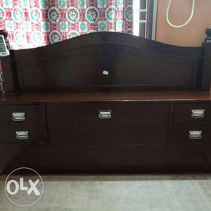 Queen size cot with multiple storage