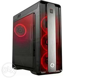 Red And Black Computer Tower