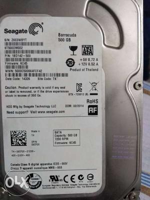 Seagate Barracuda Hard Disk Drive