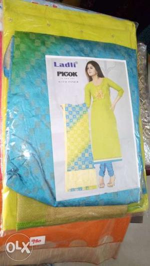 Silk chudihar material for sale trendy colours