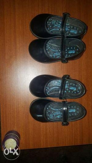 Small size (6size) branded Bata black shoes of