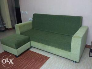 Sofa with side table. it is a new one hand made.