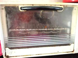 Stainless Steel And Black Panini Maker