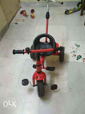 Toddler's Red And Black Trike