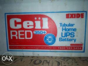 Two exide tubular batteries with 100ah