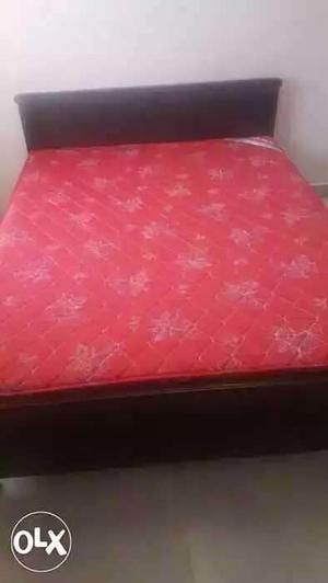 Unused queen size double bed with kurl on mattress