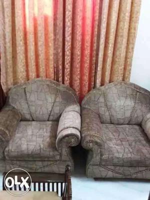 Urgent sale of Two Fabric Sofa Chairs