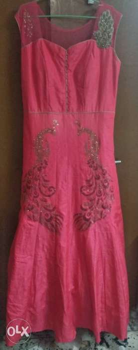 Women's Pink Floral Sleeveless Dress