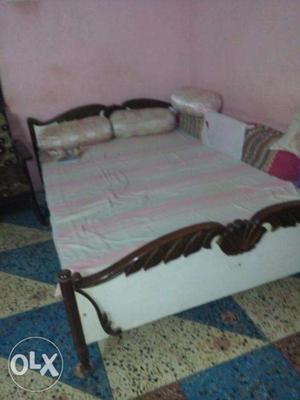 Wooden Bed With Design