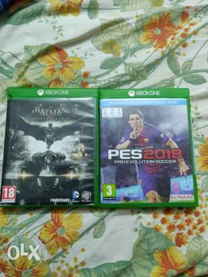 Xbox one games Batman and pes 18