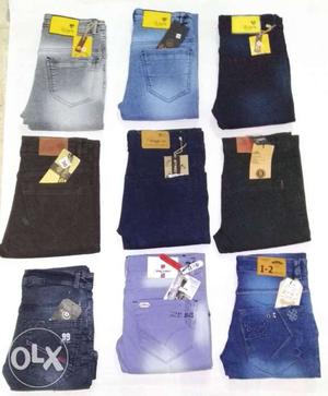 All jeans and cotton pents 450 INR.
