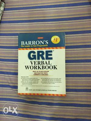 Barron’s GRE Verbal workbook