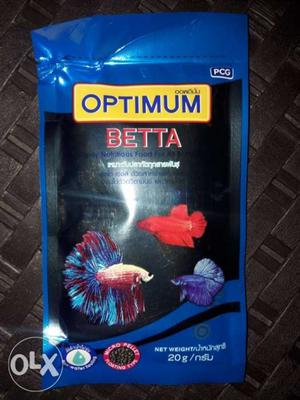 Best food for Bettas. 40 rs per packet
