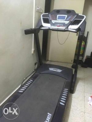 Black And Gray Dunlop Treadmill