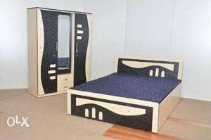 Brand New Storage Double Bed + 3 Door Wardrobe
