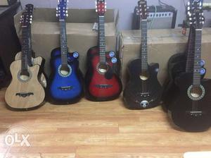 Branded new guitars with bag playing cords 2