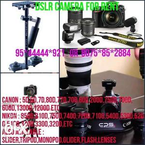 Canon & Nikon Dslr Camera For Rent