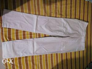 Cotton white professional pent for girl