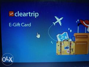 I have cleartrip e-voucher of Rs.  for flight and hotel