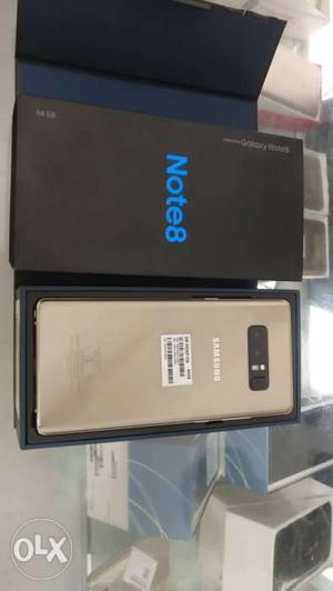 Samsung note8 gold with bill 6 days warranty left
