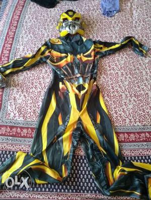 A transformer dress for the age 8-11 yrs