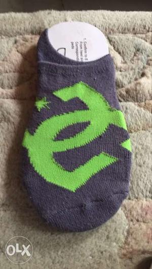 Blue And Green Knit sock