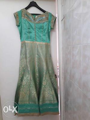 Brand new floor length dress,made with banarasi