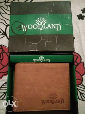 Brown Woodland Leather Bifold Wallet With Box