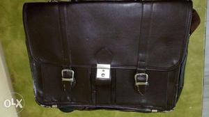 Brown colour laptop bag 6 months used Size - for
