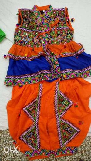 Children Navaratri dress for rent in available