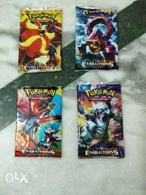 Four Pokemon Card Packs