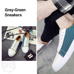 *[INTERNATIONAL]* *Name*: Grey-Green Sneakers