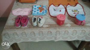 Kids bibs,booties,sipper