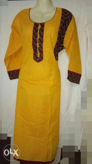 New ladies cotton Kurti good material and