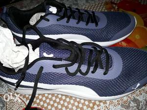 Puma running shoes less used shoes with bill(size 8)