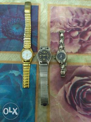 Set of 3 watches- good working condition