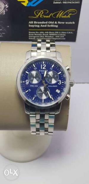 Tissot  choronograph blue dail watch for sale