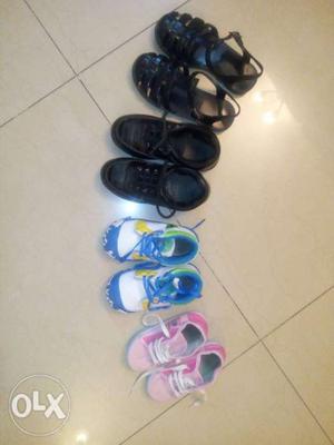 Used kids shoes suitable for 5 to 10 yrs baby