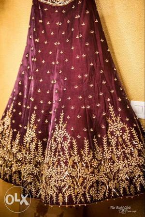 Wedding lehenga for sale only used once brand new