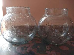 Hardly used set of fish bowl for sale in