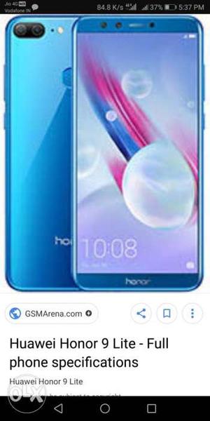 Honor 9 lite 3 gb 32 gb 3 months