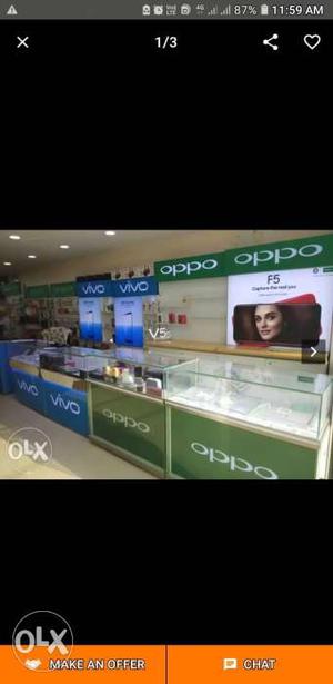 I need oppo vivo samsung counter