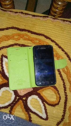 Samsung J with flip.cover,charger,LEDs all