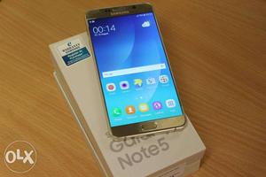 Samsung Note 5 Gold 4gb ram 4g volte in awesome