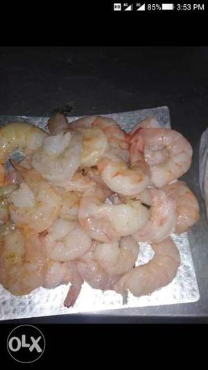 Tiger prawns 330/kg fixed rate no bargain please