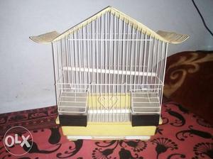 White And Black Pet Cage