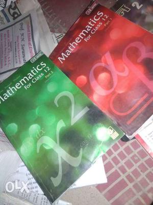 12th bharti bhawan math books part1 & 2 bilkul new