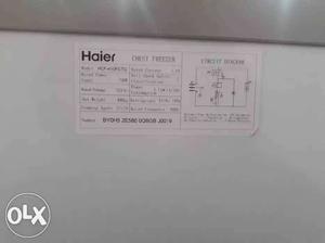 400 ltrs haier deep freeze...1 year old...almost